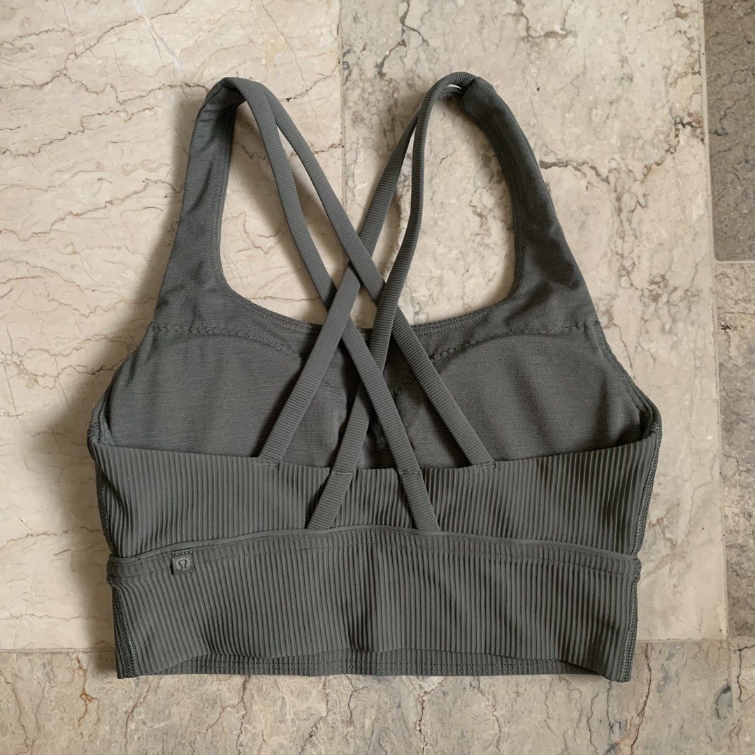 Lululemon energy long line bra*Ribbed (Category: Activewear) located in Tarlac. Submitted by closetcleanupsale.ph (Listing ID 1445511914, Image 2). Description: Size XS Ribbed Luxtreme Like new padded LP POSTED.
