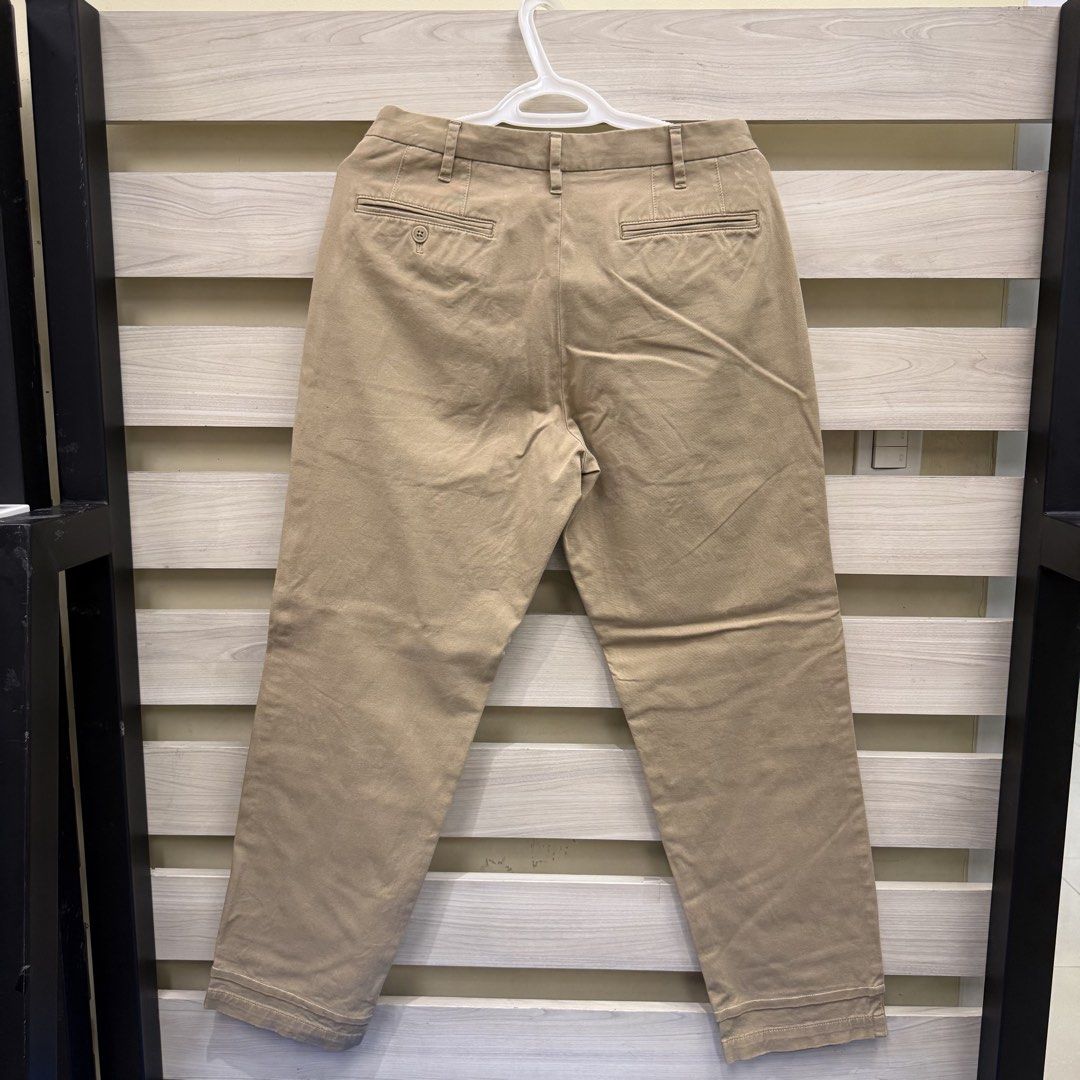 [Mens] Muji Brown Pants (Category: Chinos) located in Mandaluyong City. Submitted by bestdressedph2025 (Listing ID 1445484057, Image 2). Description: MOP: GCash MOD: Lalamove/J&T LOCATION: Brgy. Addition Hills, Mandaluyong Discount avail for multiple items. Dimensions in Inches: Waist: 30 Length: 38 Size on Tag: 79 PM for inquiries!.