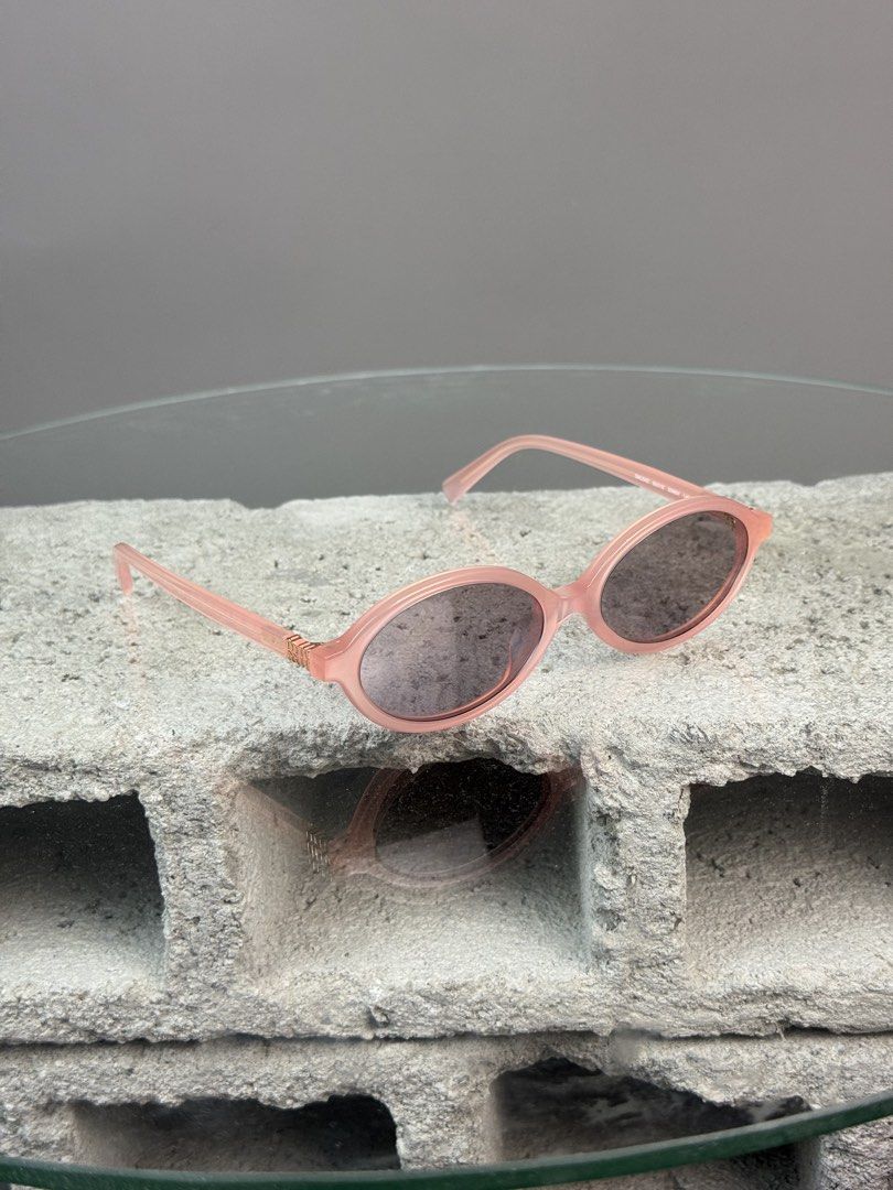 MIU MIU (Category: Sunglasses & Eyewear) located in Angeles City. Submitted by secondluxph (Listing ID 1445575319, Image 3). Description: - MIU MIU REGARD SUNGLASSES - SMU04Z - Pale Opaline Pink Colorway (Translucent) - Complete inclusions box and case - Brandnew condition fitted only - Japan /Hongkong source .
