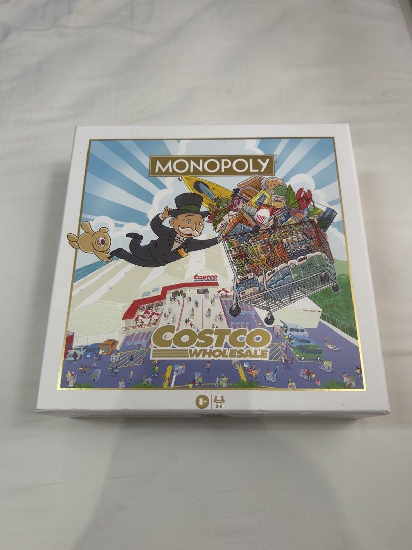 Monopoly Costco Wholesale Edition Board Game (Category: Board Games & Puzzles) located in Paranaque City. Submitted by jcbt0211 (Listing ID 1445430304, Image 1). Description: - Monopoly game with a unique Costco theme - Ideal for fun family game nights - Suitable for ages 8 and up - Designed for 2-6 players.
