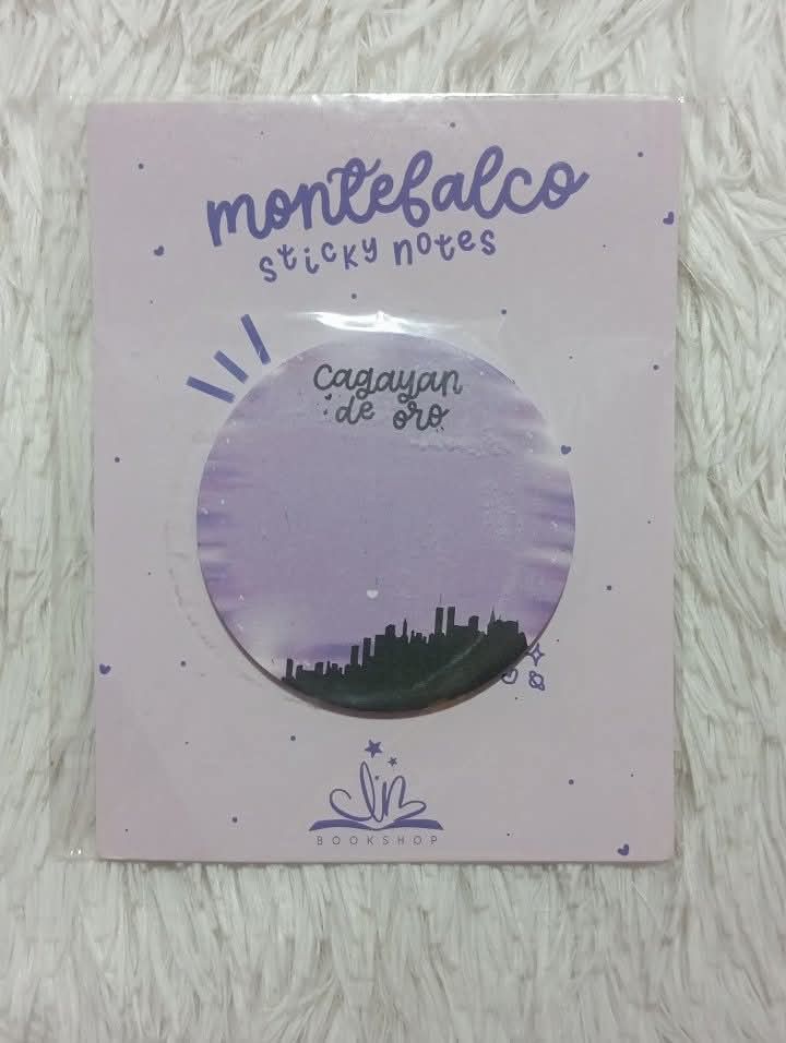 Montefalco Sticky Notes - Cagayan de Oro Design (Category: Stationery & School Supplies) located in Caloocan City. Submitted by bunnychanchan (Listing ID 1445601698, Image 1). Description: wattpad merch - Jonaxx notepad.