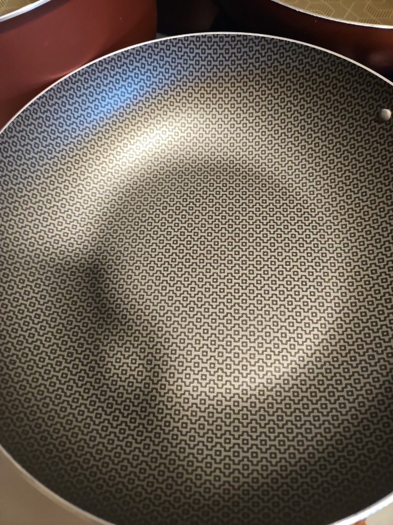 Non-stick Wok and Pots with Geometric Pattern490151150901022721