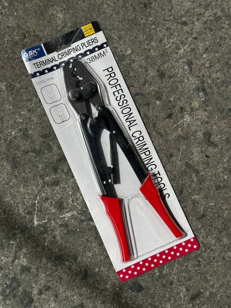 OSK Crimping Tool (Category: Everything Else Others) located in Manila. Submitted by 09171479278_elsie. (Listing ID 1445446660, Image 1). Description: Specs: DT-38 (5.5mm2 - 38mm2).