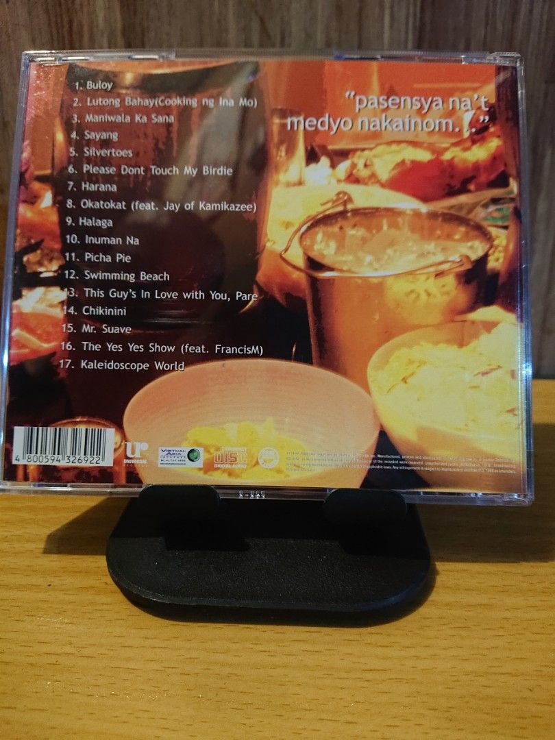 Parokya ni edgar cd (Category: Portable Audio Accessories) located in Paranaque City. Submitted by dalyas0031 (Listing ID 1445514182, Image 2). Description: Excellent to near mint condition Bpi mode of payment Buyer covers shipping fee Shipping via lalamove, joyride, lbc, jrs, gogo xpress.