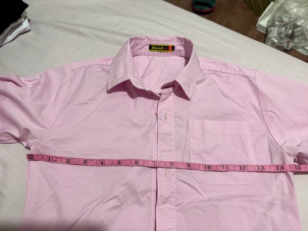 Pink Long Sleeve Button Up Shirt (Category: Babies & Kids Fashion) located in Cainta. Submitted by ZPeyyy (Listing ID 1445533587, Image 2). Description: - Light pink long sleeve shirt - Button-up front - Chest pocket - Classic button-down collar - Ideal for school uniforms or smart casual outfits - Twice lang po nagamit.