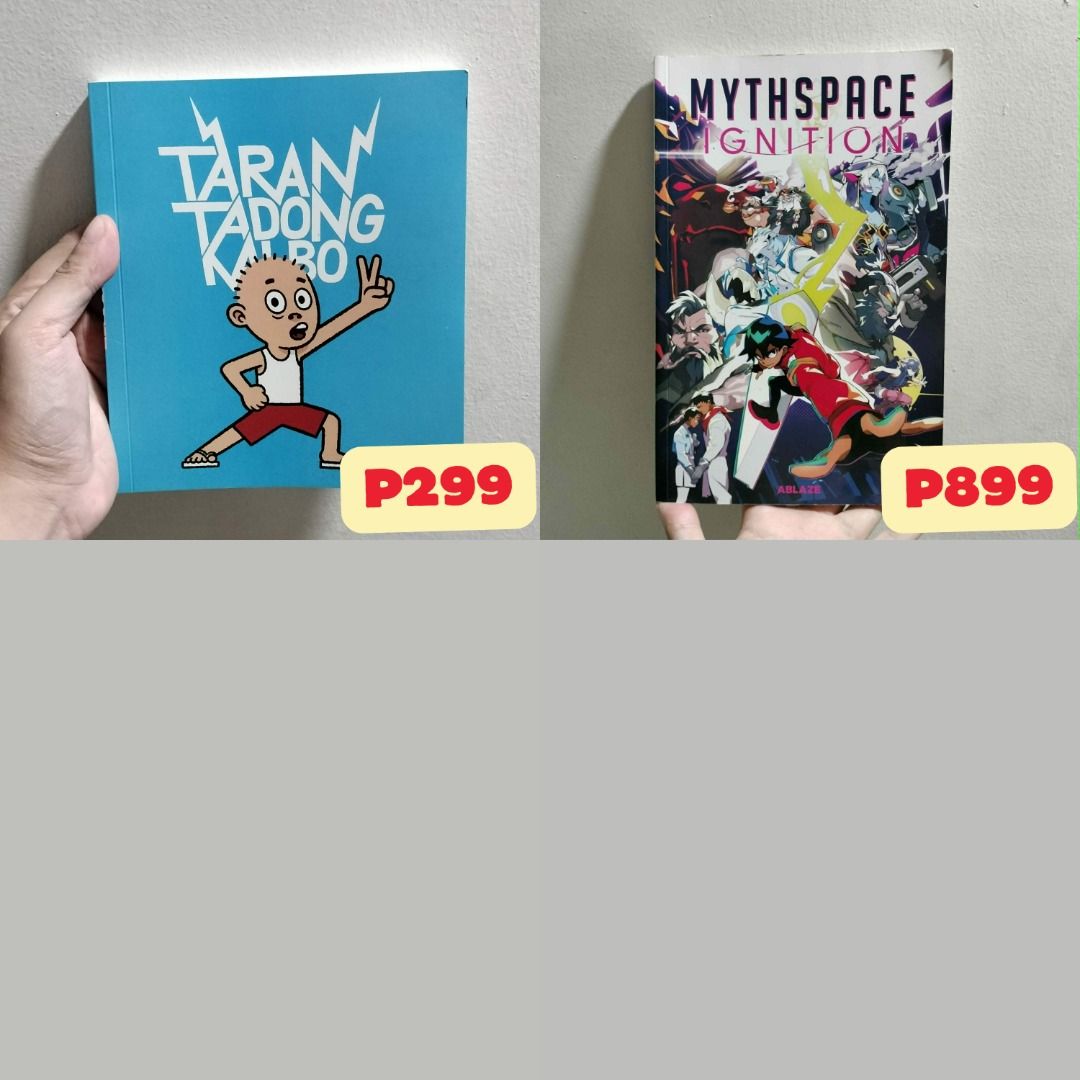 PINOY KOMIKS/GRAPHIC NOVELS (Category: Comics & Manga) located in Antipolo. Submitted by serjyms (Listing ID 1445517728, Image 3). Description: PINOY KOMIKS/GRAPHIC NOVELS [SOLD] 1. Pugad Baboy 6 Pol Medina Jr., Anvil Publishing, Inc., 1998 (7th Printing), 74 pages Issue: Tears on cover, water stain in few pages, cracked spine but complete & intact pages Selling Price: 299+sf [SOLD] 2. Pugad Baboy 6 Pol Medina Jr., Anvil Publishing, Inc., 1998 (3