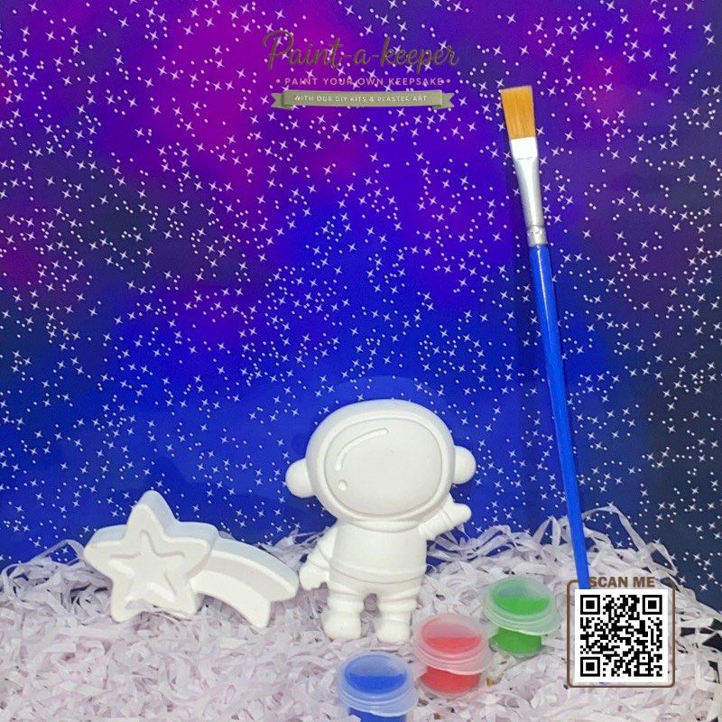 Plaster Paint Kit Galaxy Theme (Category: Craft Supplies & Tools) located in Quezon City. Submitted by pmc_store (Listing ID 1445487806, Image 1). Description: Perfect for party giveaway .