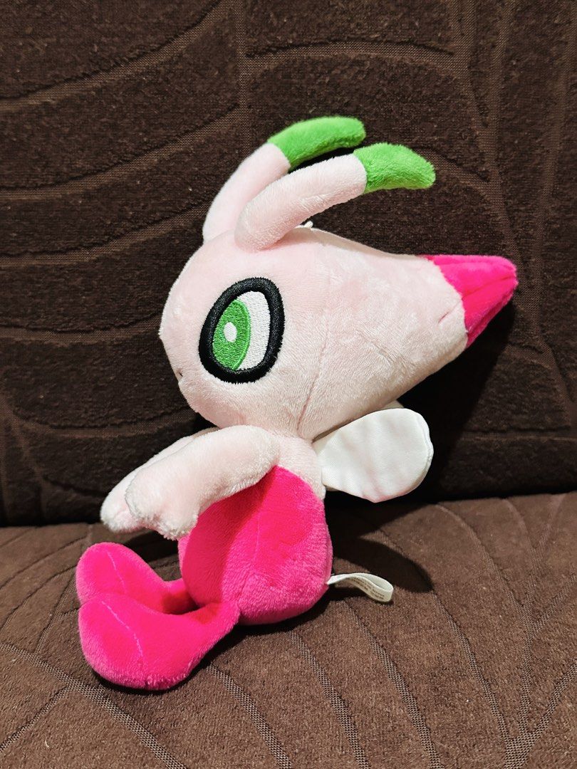 Pokemon Center Celebi Plush (Category: Plushies & Soft Toys) located in Quezon City. Submitted by mikemofu (Listing ID 1445536050, Image 2). Description: - Authentic Pokemon Center Celebi plush - Dated 2020 - Rare unlike the common Banpresto shiny celebi.