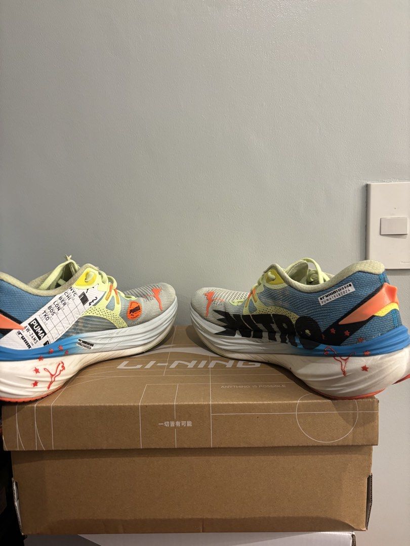 Puma Deviate Nitro 3 (Category: Sneakers) located in Muntinlupa City. Submitted by kdloading (Listing ID 1445553161, Image 3). Description: Mileage 247km With drags and tiny normal seps due to the materials..