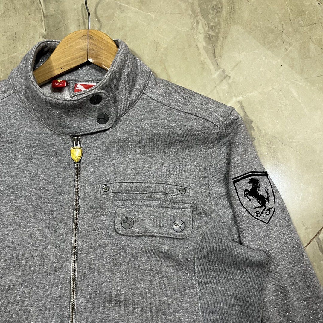 PUMA X FERRARI ZIPP UP SWEATERS (Category: Luxury Apparel) located in Marikina City. Submitted by arniejane23 (Listing ID 1445603330, Image 3). Description: PUMA X FERRARI ZIPP UP SWEATERS SIZE YOUTH XL OR WOMENS XL ON TAG DIMENSION width - 19.5 length - 23.5 NO ISSUE/NO FLAWS EXCELLENT LIKE NEW CONDITION!! 📩📩📩📩 .