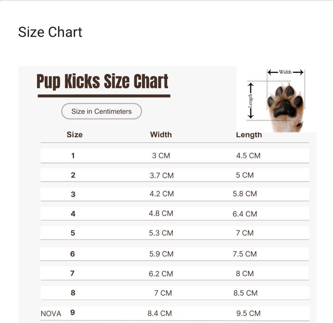 Pupsoles | Pup Kicks Beige (Size 2) (Category: Homes & Other Pet Accessories) located in Marikina City. Submitted by notdb (Listing ID 1445582910, Image 3). Description: used 2x only color: beige size: 2 (see measurements on last photo) #petshoes #pupsoles #dogs.