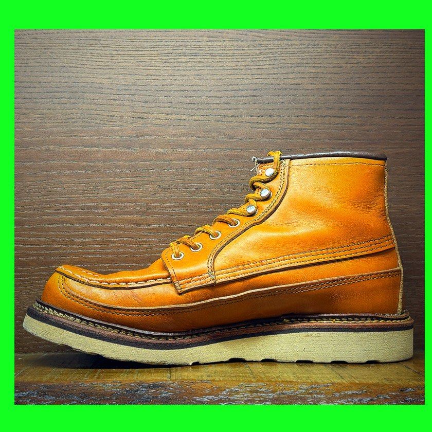 Red Wing (Category: Boots) located in Singapore. Submitted by pau0926 (Listing ID 1445420607, Image 1). Description: red wing Red Wing Irish Setter 9850 6 inch Canoe - Gold-russet Portage Japan Limited edition Authentic Made in USA Size : 7.5E US / 6.5E UK # red wing #redwing #Redwingirishsetter #filson #wallet #boots #shoes #redwing875 #red wing 875 #redwing877 #red wing 877.