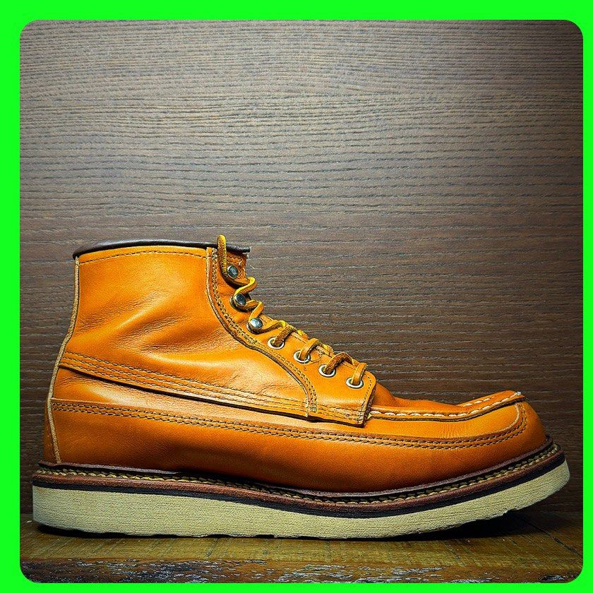 Red Wing (Category: Boots) located in Singapore. Submitted by pau0926 (Listing ID 1445420607, Image 2). Description: red wing Red Wing Irish Setter 9850 6 inch Canoe - Gold-russet Portage Japan Limited edition Authentic Made in USA Size : 7.5E US / 6.5E UK # red wing #redwing #Redwingirishsetter #filson #wallet #boots #shoes #redwing875 #red wing 875 #redwing877 #red wing 877.