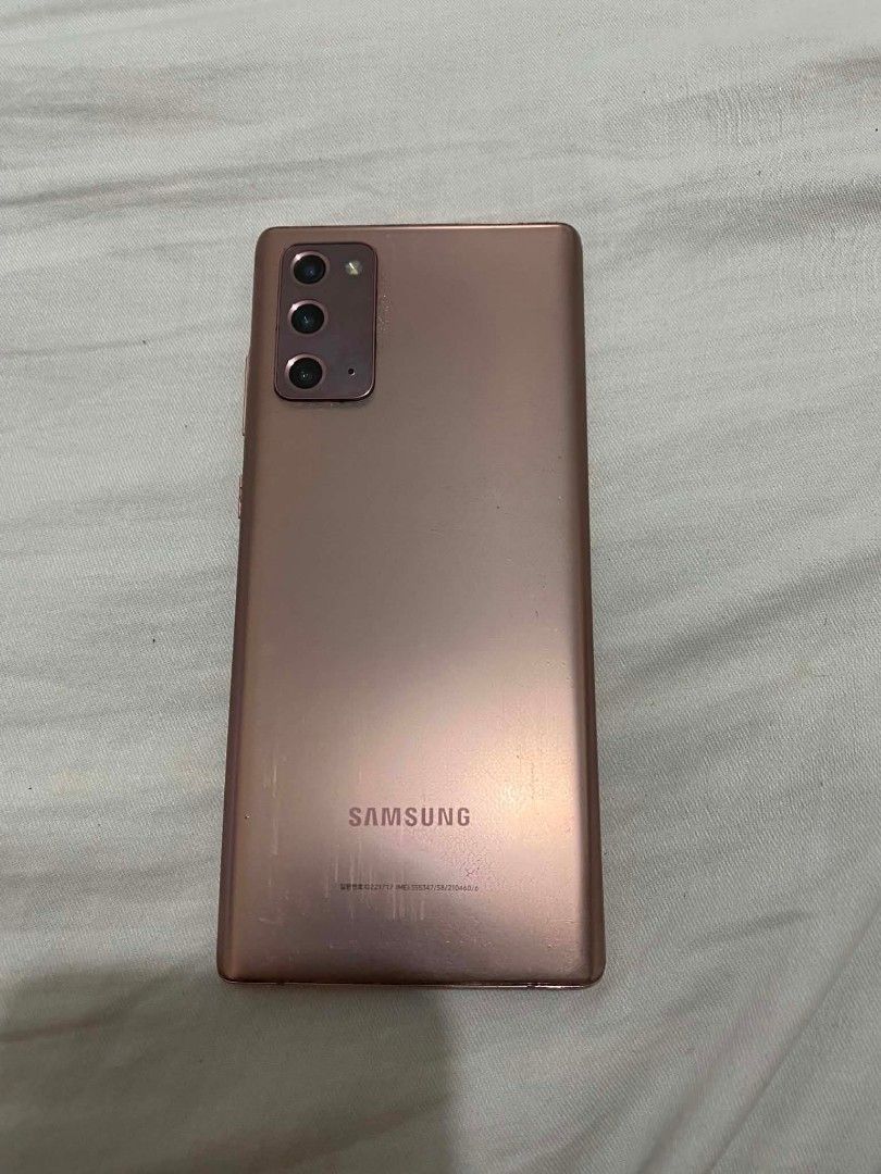Samsung note 20 5g (Category: Samsung) located in Caloocan City. Submitted by jov014 (Listing ID 1445548936, Image 3). Description: Samsung note 20 5g 256 no issue all working.