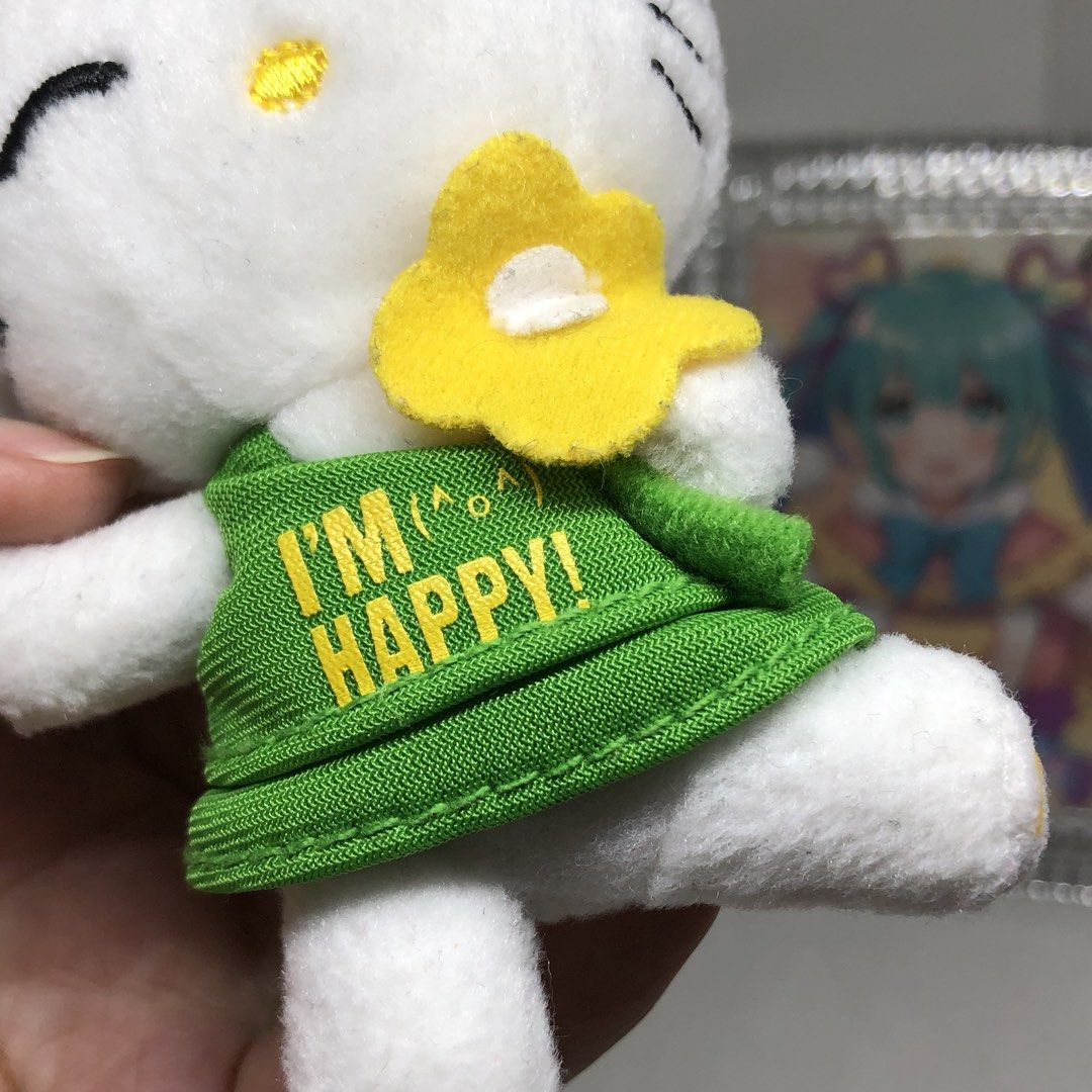 SANRIO HELLO KITTY “IM HAPPY” MCDO TOY (Category: Character Goods) located in Quezon City. Submitted by kitsune.treasures (Listing ID 1445550466, Image 2). Description: *First to pay policy! *1 day reservation only. Failure to pay on time, auto cancel. 📍Quezon City * MOD: J&T | Lalamove * MOP: GCASH | BPI 📦ON HAND AND READY TO SHIP CONDITION: WHAT YOU SEE IS WHAT YOU GET. Dimensions: Kindly check the photos for the actual measurements. Please c