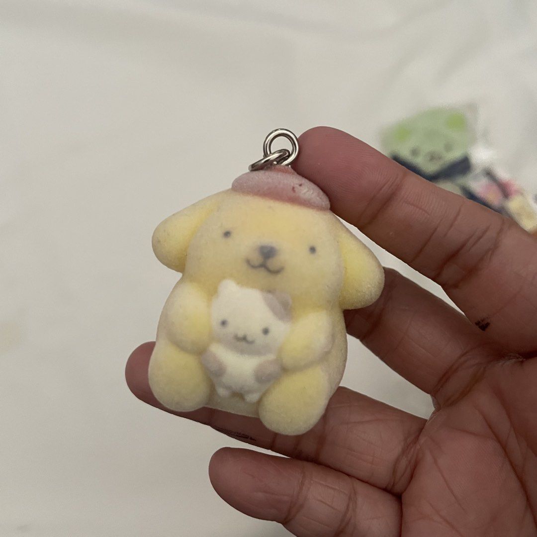 Sanrio Pompompurin Fuzzy Keyring (Category: Character Goods) located in Butuan. Submitted by paperlueur (Listing ID 1445490769, Image 3). Description: .