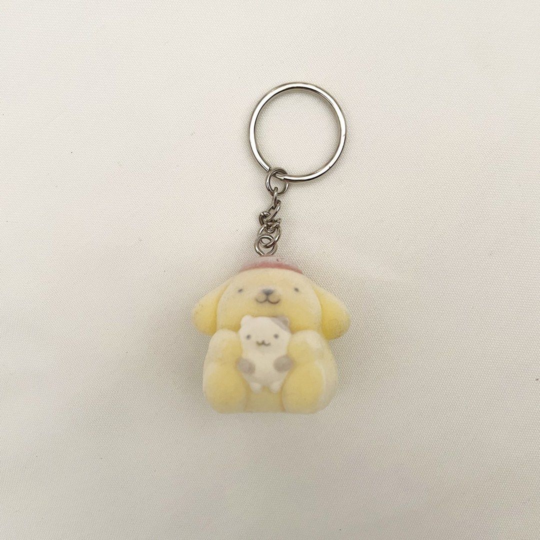 Sanrio Pompompurin Fuzzy Keyring (Category: Character Goods) located in Butuan. Submitted by paperlueur (Listing ID 1445490769, Image 1). Description: .