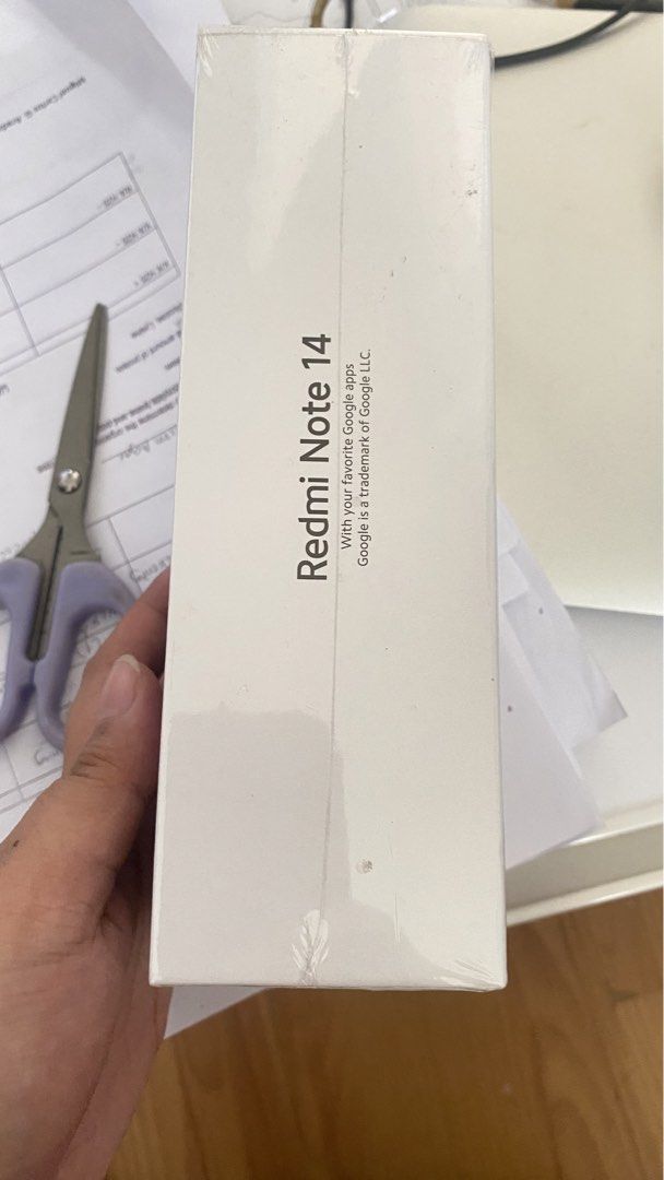 SEALED Redmi note 14 8GB RAM 256 GB ROM (Category: Early Generation Mobile Phones) located in Cainta. Submitted by _jennnyyy (Listing ID 1445539756, Image 2). Description: SEALED redmi note 14 - midnight black - 8 GB RAM 256GB ROM .