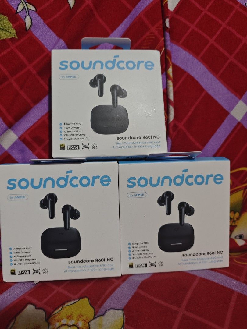 Soundcore R60i NC (Category: Earphones) located in Valenzuela. Submitted by morivm (Listing ID 1445575807, Image 3). Description: Brand new sealed.