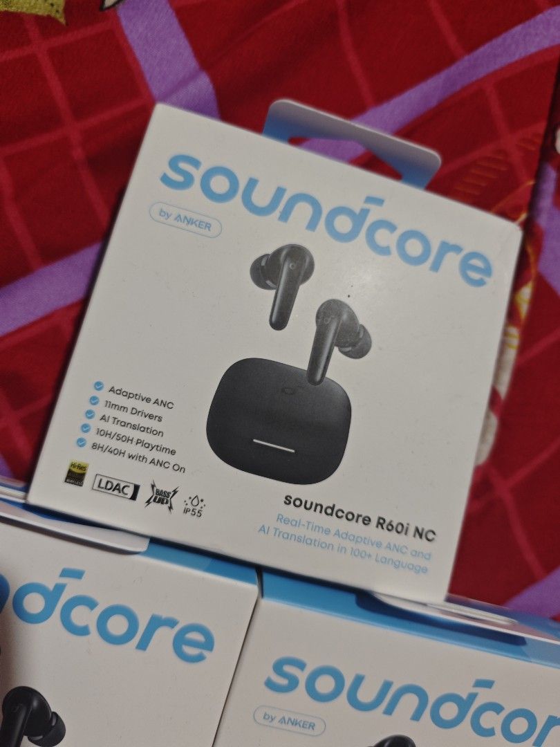 Soundcore R60i NC (Category: Earphones) located in Valenzuela. Submitted by morivm (Listing ID 1445575807, Image 2). Description: Brand new sealed.