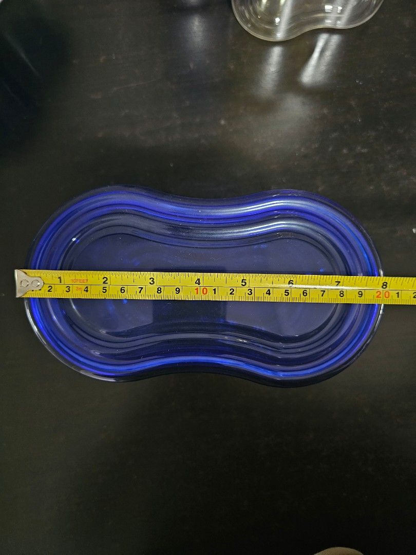Stackable Clear Storage Acrylic Containers with Blue & Yellow Lids490163519462451201
