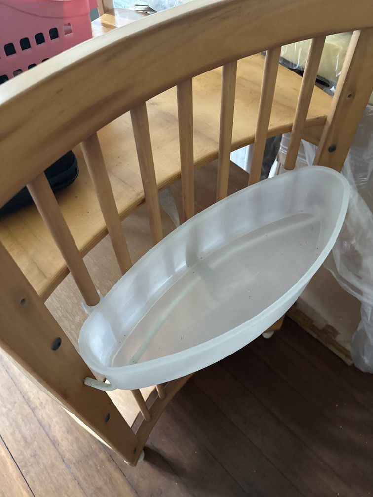 Stokke baby changing table (Category: Changing Tables & Stations) located in Singapore. Submitted by n0bby (Listing ID 1445427552, Image 2). Description: Older changing table made of solid beech wood very nice. Complete needs your own pad etc Make me an offer.