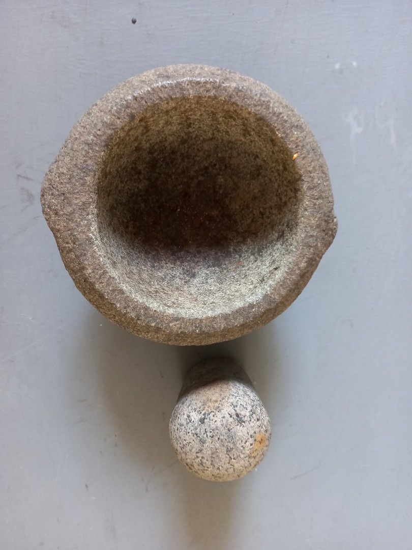 Stone Mortar and Pestle Set490410147862302722