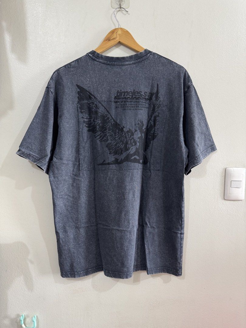 STWD PULL AND BEAR CHARCOAL BLACK OVERSIZED SHIRT (Category: Tshirts & Polo Shirts ) located in Pasig City. Submitted by _king.declutter (Listing ID 1445584802, Image 3). Description: STWD PULL AND BEAR ACID WASHED OVERSIZED SHIRT CHARCOAL BLACK SMALL SIZE BUT FIT TO LARGE BRAND NEW CONDITION 799 ONLY 1500 ORIGINAL PRICE.