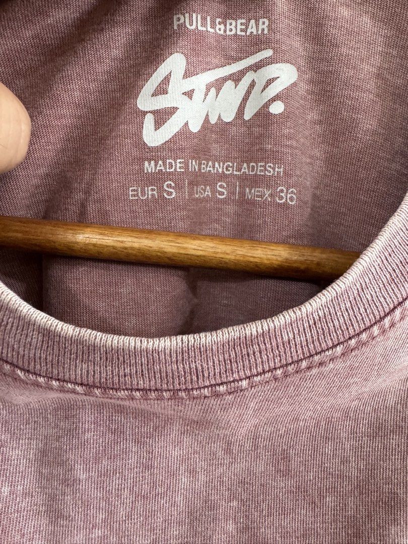 STWD PULL AND BEAR OLD ROSE ACID WASH OVERSIZED SHIRT (Category: Tshirts & Polo Shirts ) located in Pasig City. Submitted by _king.declutter (Listing ID 1445583151, Image 2). Description: STWD PULL AND BEAR ACID WASHED OVERSIZED SHIRT OLD ROSE SMALL SIZE BUT FIT TO LARGE LIKE NEW CONDITION 699 ONLY 1500 ORIGINAL PRICE.