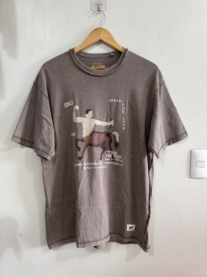 STWD PULL AND BEAR OVERSIZED SHIRT STITCH OUT DESIGN (Category: Tshirts & Polo Shirts ) located in Pasig City. Submitted by _king.declutter (Listing ID 1445582957, Image 1). Description: STWD PULL AND BEAR ACID WASHED OVERSIZED SHIRT BROWN SMALL SIZE BUT FIT TO LARGE LIKE NEW CONDITION 699 ONLY 1500 ORIGINAL PRICE.