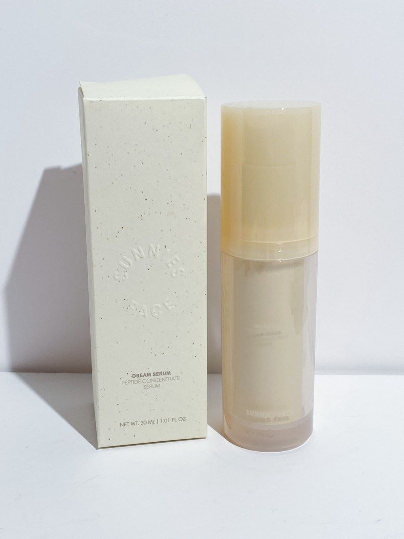 Sunnies Face Dream Serum (Category: Face Care) located in Manila. Submitted by tryitoutfirst (Listing ID 1445455763, Image 1). Description: Bnew ₱600 only Sunnies Dream Serum Peptide Concentrate Serum see pic for expiry.
