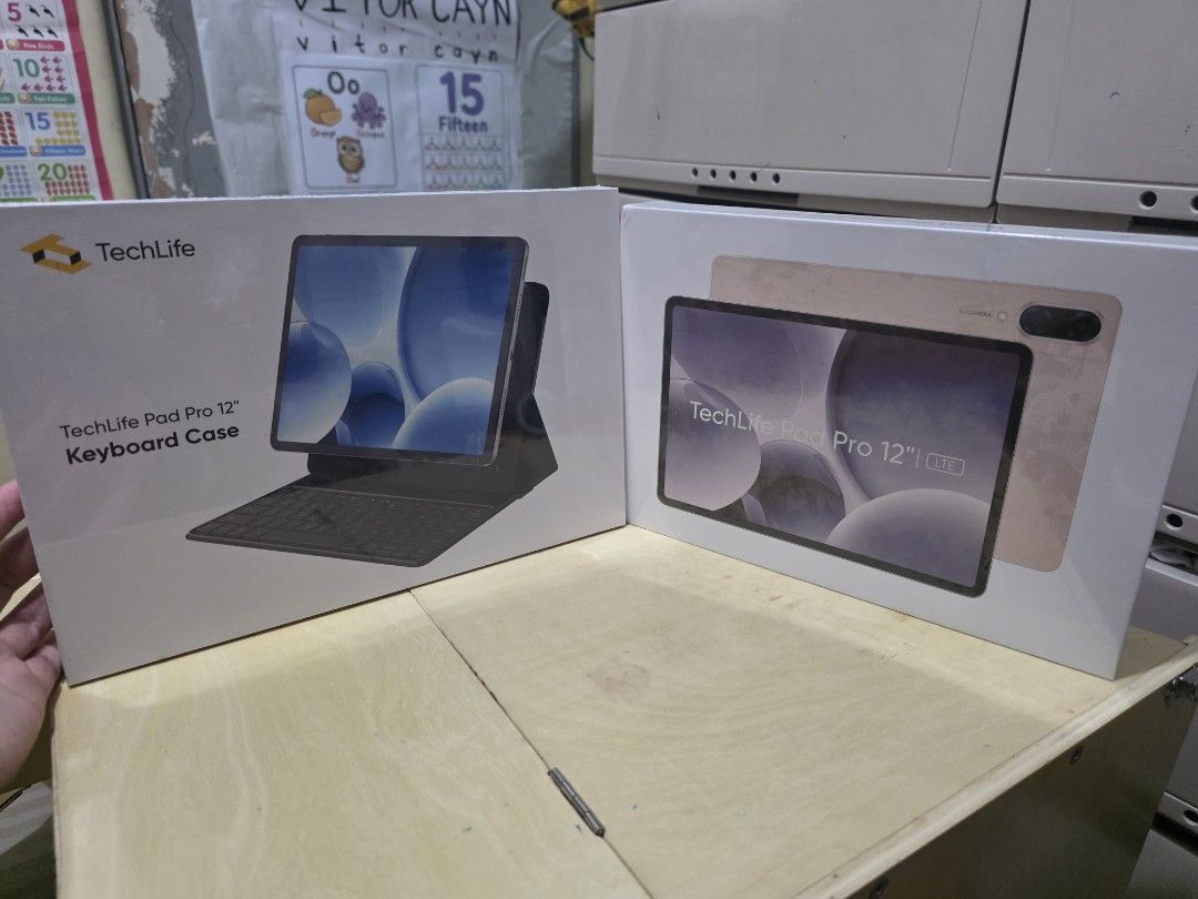 TechLife Pad Pro 12" Tablet with Free Keyboard Case (Category: Android) located in Mandaluyong City. Submitted by kendykeyn (Listing ID 1445550750, Image 2). Description: - TechLife Pad Pro 12 inch tablet (brand new and sealed) - Includes TechLife Pad Pro 12 inch keyboard case (Brand new but not sealed).