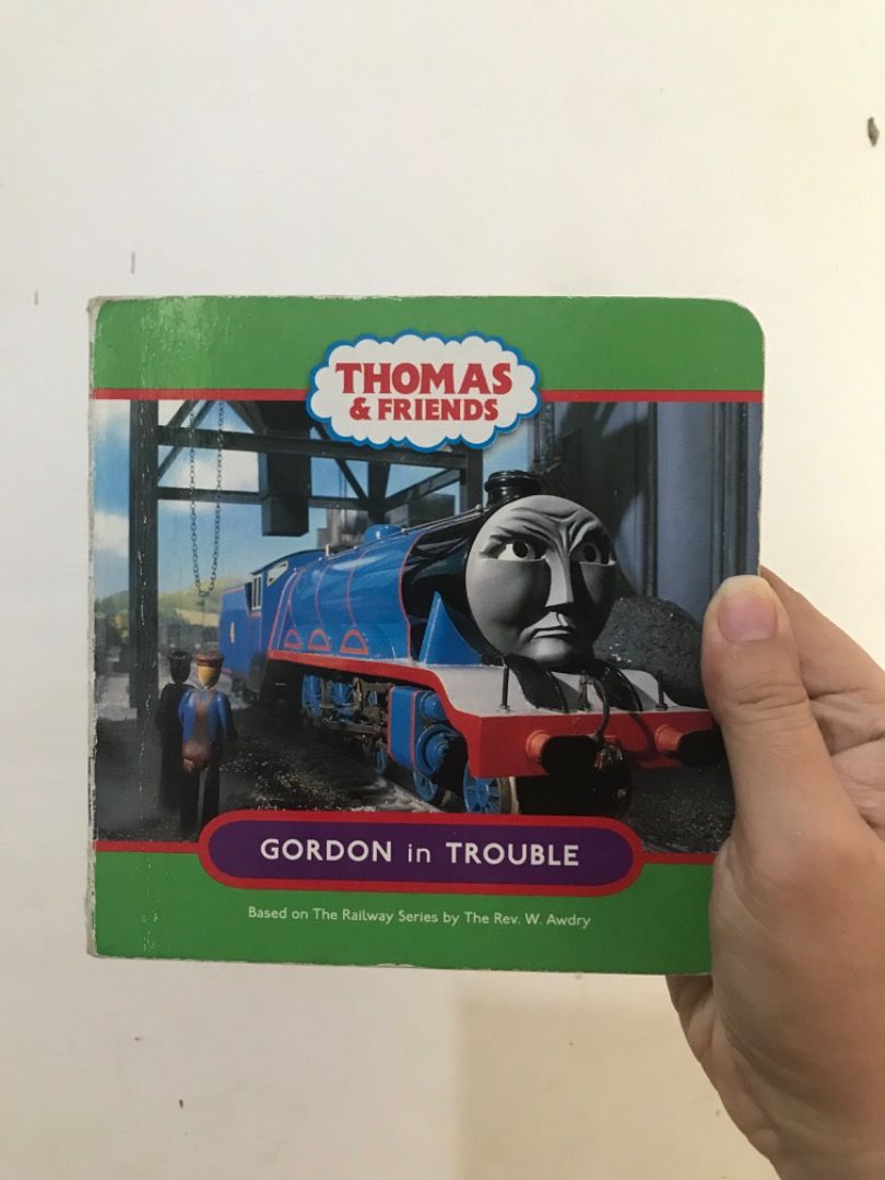 Thomas & Friends Gordon in Trouble Book (Category: Children's Books) located in Dumarao. Submitted by mellowbabe23 (Listing ID 1445490842, Image 1). Description: - Thomas & Friends book: 'Gordon in Trouble' - Based on The Railway Series by Rev. W. Awdry - Perfect for young fans of Thomas the Tank Engine - Features a fun story about Gordon.