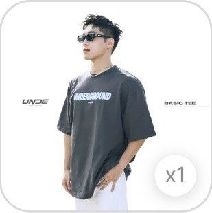 UNDG Basic Tee (Cloudy) (Category: Tshirts & Polo Shirts) located in Singapore. Submitted by chester_27 (Listing ID 1445480746, Image 1). Description: UNDG Basic Tee (Cloudy) Size M Condition: Brand New with Tag RFS: wrong size.
