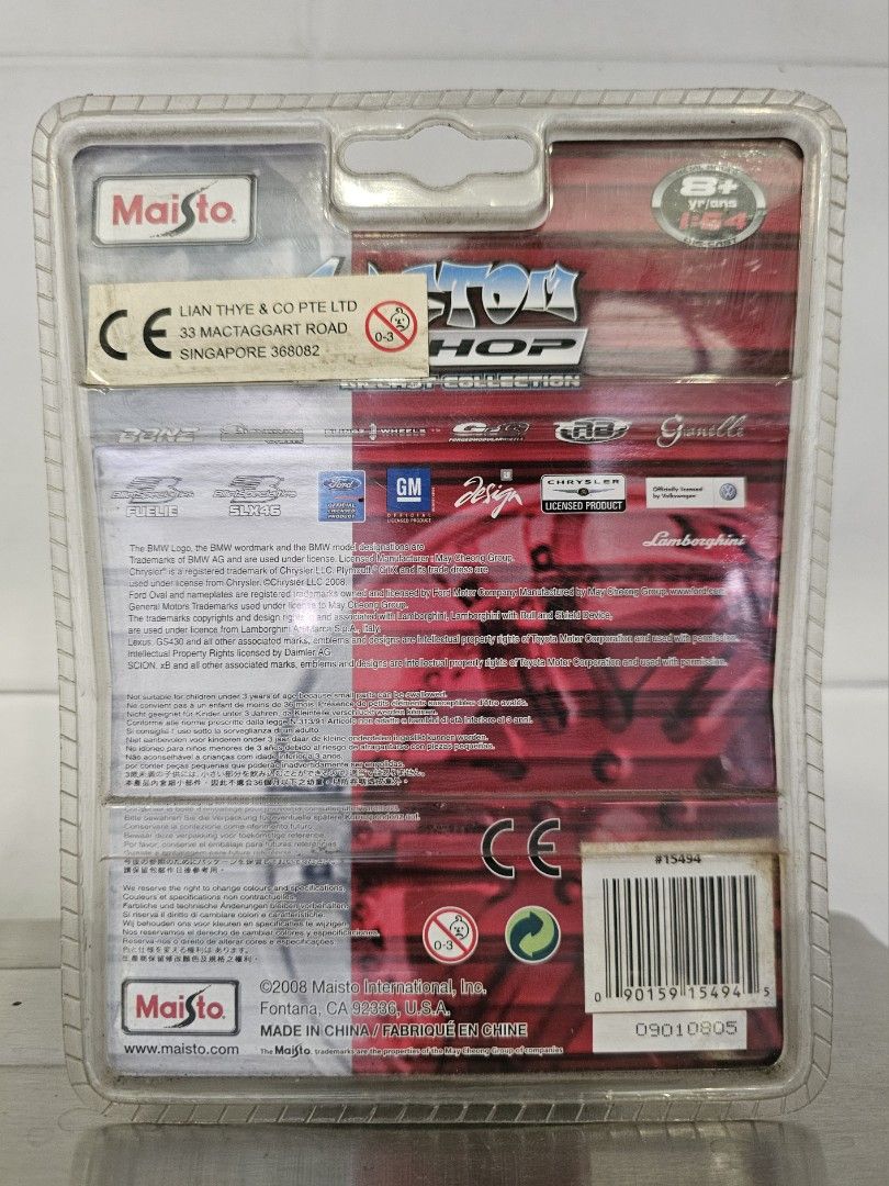 VW BEETLE - 2007 Maisto Custom Shop Series (Category: Vehicle & Diecast Models) located in Quezon City. Submitted by charliebrown_olx (Listing ID 1445486959, Image 2). Description: VOLKSWAGEN BUG Classification: New, Factory Sealed Condition: Mint on Non-Mint Card, WYSIWYG TERMS & CONDITIONS: 1. Pickup only at Obudan St Brgy Manresa, Q.C. 2. Shipping c/o buyer. 3. Prices are Final. 4. Respect the Ad. TFL! Hot Wheels, Matchbox, Greenlight, Johnny 