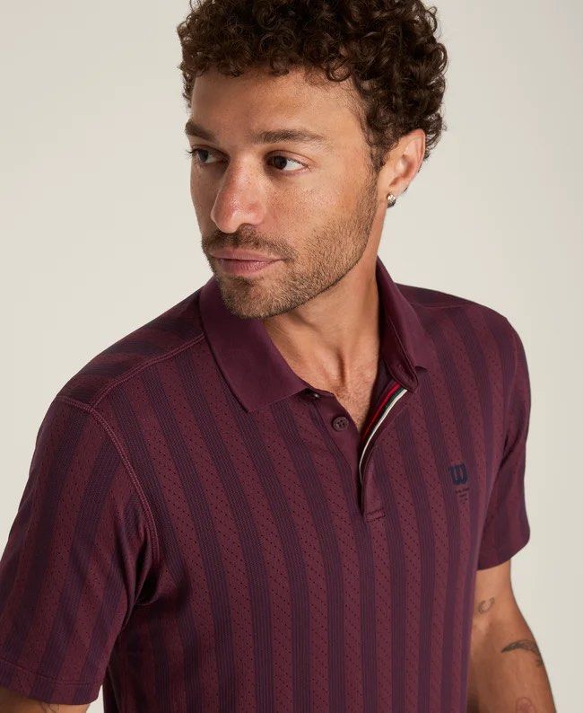 Wilson Game Point Seamless Polo, M (Category: Tshirts & Polo Shirts ) located in Quezon City. Submitted by --ro-- (Listing ID 1445525073, Image 1). Description: Wilson Game Point Seamless Polo Size: M Color: Port Royale Brandnew and sealed RFS: double order Pickup @ New Manila, QC .