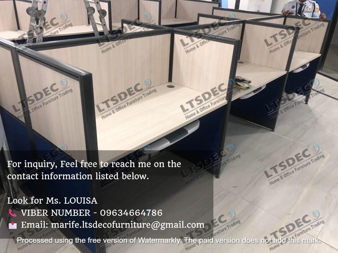 workstation table cubicles office partition furnitures bpo system (Category: Office Furniture & Fixtures) located in Quezon City. Submitted by janis666 (Listing ID 1445430816, Image 3). Description: 👉Are you looking for WORKSTATION, MODULAR CUBICLES OFFICE PARTITION, and OFFICE FURNITURE SUPPLIER? LTSDECO Furniture, is direct supplier, manufacturer, and trusted provider of high quality, affordable and durable modular office divider partition, ho