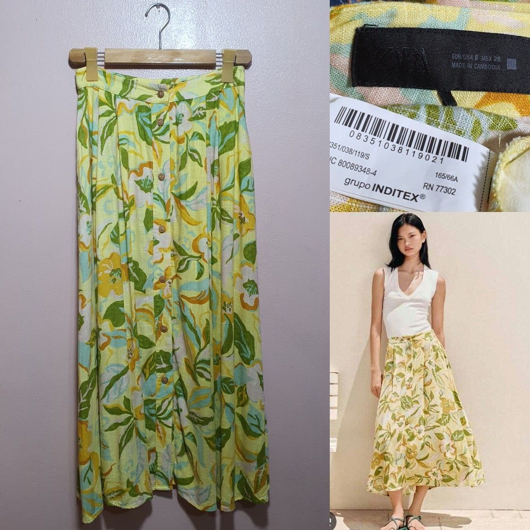 Zara Floral Midi Skirt (Category: Skirts) located in Baguio. Submitted by dauntlessph (Listing ID 1445472831, Image 1). Description: 📌LAST PRICE POSTED. Pls don't inquire about the item if you cannot afford the posted price. 📌The measurements (via tapemesure in inches) posted are the only measurements available. 📌ALL PHOTOS POSTED. NO OTHER PHOTOS AVAILABLE. 📌All items are thrifted from HK BOXES. So please manage your expectation. Rest assure