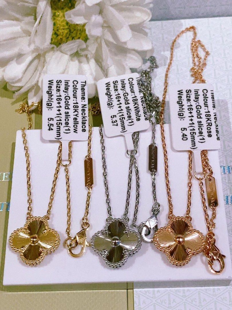 18k Hk setting Vc@ Necklace 15MM ( per gram) (Category: Necklaces) located in Manila. Submitted by reenacedric (Listing ID 1445644204, Image 1). Description: .