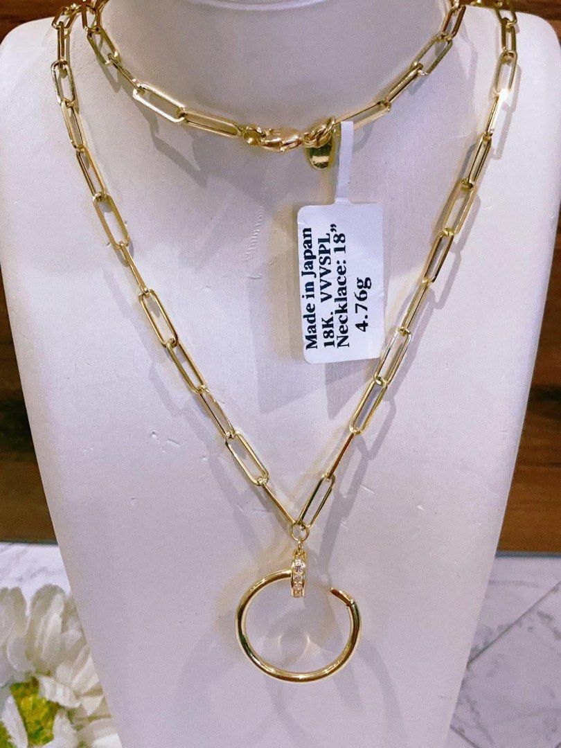 18k Japn gold necklace 18" (Category: Necklaces) located in Manila. Submitted by reenacedric (Listing ID 1445644947, Image 1). Description: .