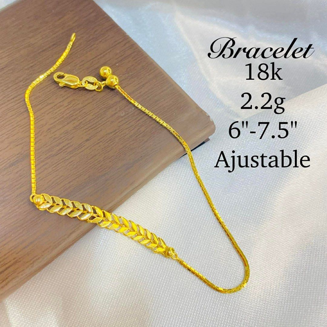 18k Saudi gold bracelet ( adj) (Category: Bracelets) located in Manila. Submitted by reenacedric (Listing ID 1445637781, Image 1). Description: .