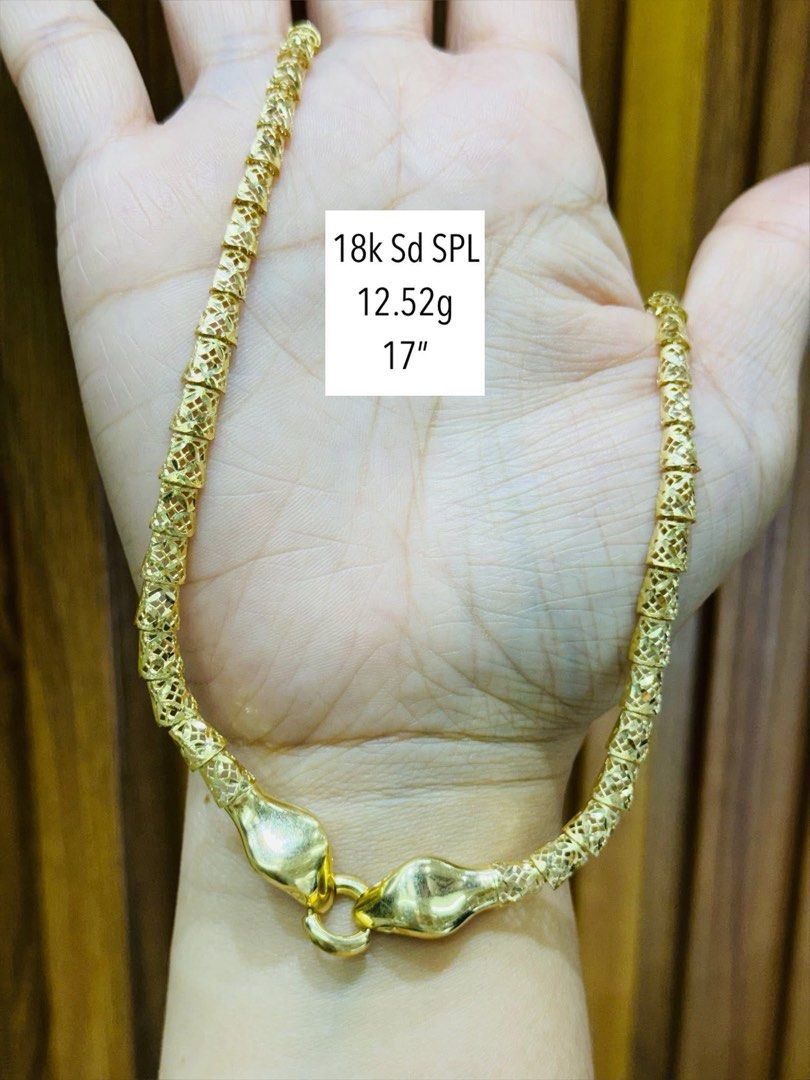 18k Saudi gold Necklace 17" (Category: Necklaces) located in Manila. Submitted by reenacedric (Listing ID 1445615622, Image 1). Description: .