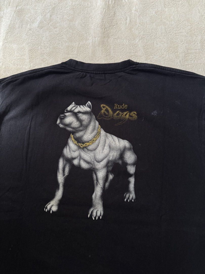 1990s Rude Dogs California Tee (Category: Tshirts & Polo Shirts ) located in Angeles City. Submitted by luigisells (Listing ID 1445625567, Image 2). Description: Size XL L29.5” W24” Very Good Condition Issue/s: stain MOP: Gcash or Bank Transfer Courier: J&t Express.