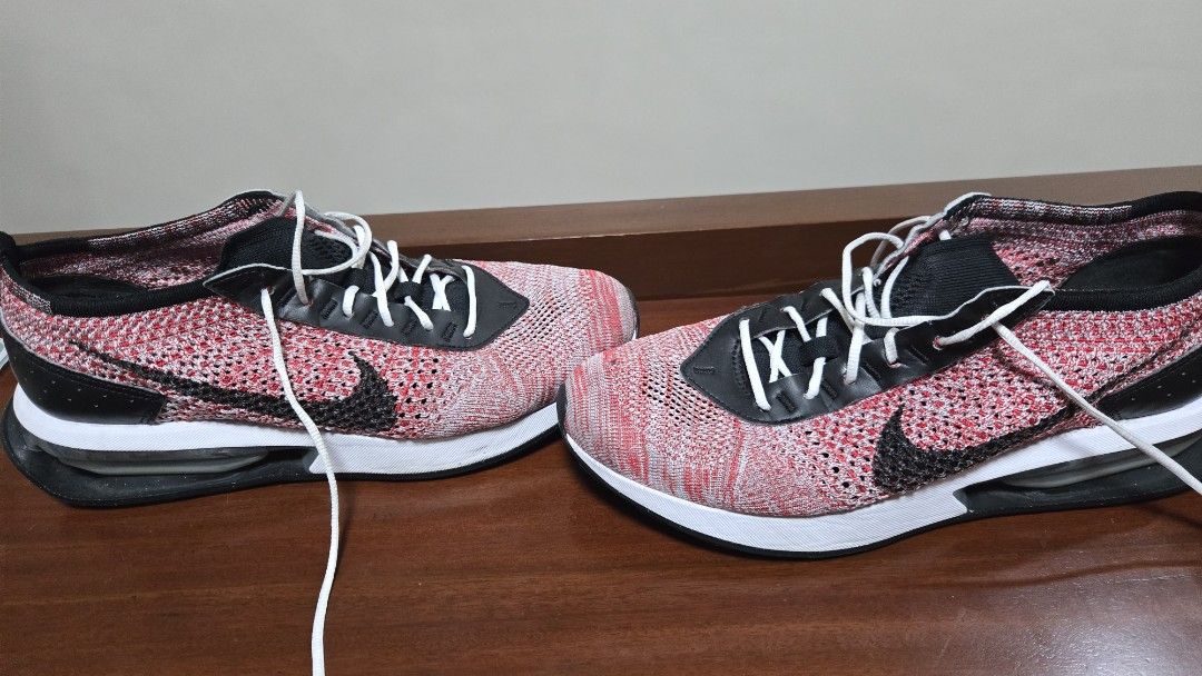 Nike Air Max Flyknit Racer Next Nature (Category: Sneakers) located in Quezon City. Submitted by rcdl123 (Listing ID 1445688066, Image 3). Description: Nike Air Max Flyknit Racer Next Nature - Size: 9.5 - no sole separation RFS: no longer being used.