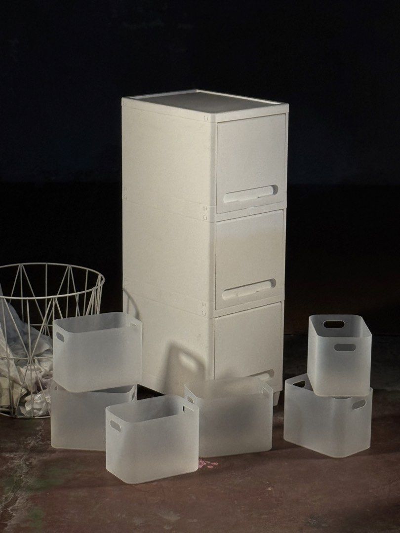3-tier modular drawer storage (Category: Storage Boxes & Baskets) located in Bulacan. Submitted by rock_off.thriftshop.ph (Listing ID 1445730827, Image 2). Description: .