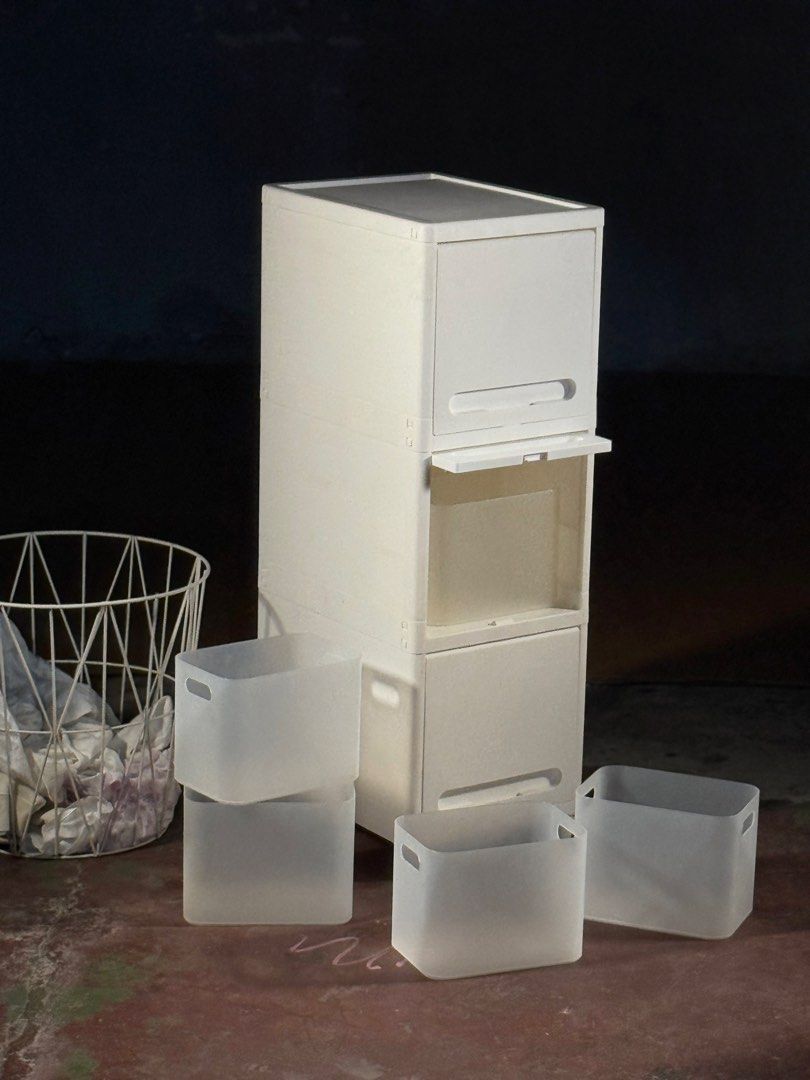 3-tier modular drawer storage (Category: Storage Boxes & Baskets) located in Bulacan. Submitted by rock_off.thriftshop.ph (Listing ID 1445730827, Image 1). Description: .