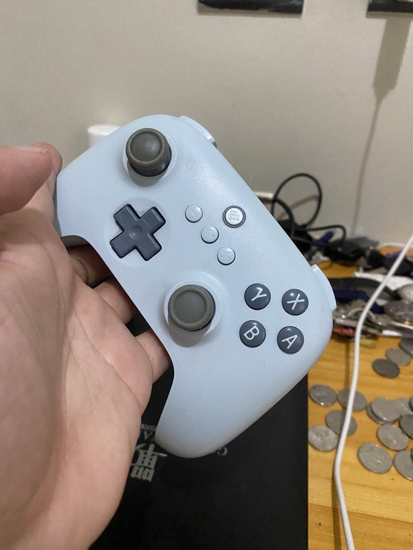 8BitDo Pro 2 Bluetooth Game Controller (Category: Controllers) located in Mabalacat. Submitted by ednavealenjohn (Listing ID 1445692422, Image 2). Description: - Light blue 8BitDo Pro 2 Controller - Compatible with multiple platforms - USB-C charging for convenience - Responsive buttons and smooth joysticks - Perfect for gaming at home or on the go.