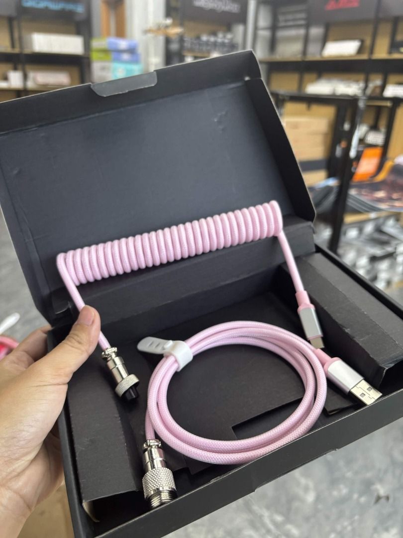 ⚡ ATTACK SHARK C01 PRO COILED CABLE ⚡ (Category: Cables & Adaptors) located in Manila. Submitted by gigaware (Listing ID 1445613553, Image 1). Description: ⚡ ATTACK SHARK C01 PRO COILED CABLE ⚡ 💵 ONLY ₱599 RETAIL 📦 Retail & Wholesale Orders Available ✅ Premium Coiled Cable with Aviator Connector ✅ USB-A to Type-C Connection ✅ Durable Double-Layer PET + Nylon Mesh Weave ✅ High-Quality Metal Connectors ✅ Supports Safe Fast Charging ✅ Strong Anti-