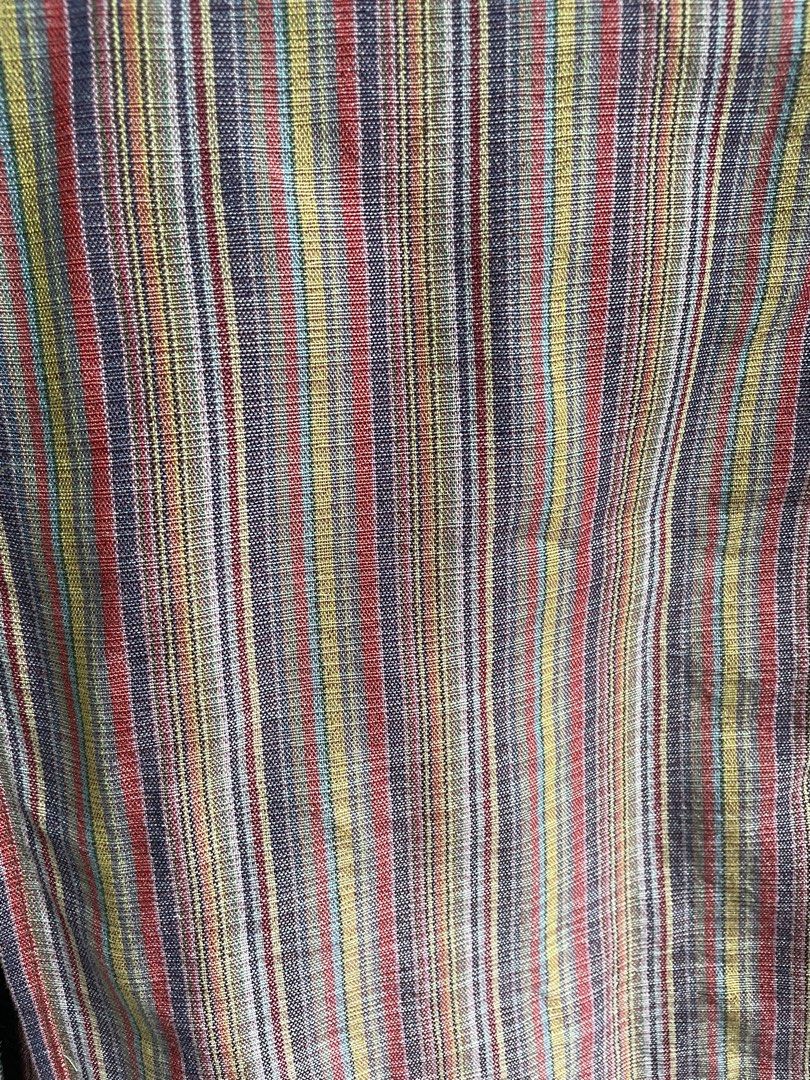 Anthill Woven Scarf (Category: Scarves) located in Makati City. Submitted by randombloggingstuff (Listing ID 1445648504, Image 3). Description: - Handwoven scarf by Anthill - Features a vibrant, colorful striped pattern - Tassels on both ends for added detail - Proudly Made in the Philippines - 64 inches length x 10 inches wide - Adds a stylish pop of color to any outfit.
