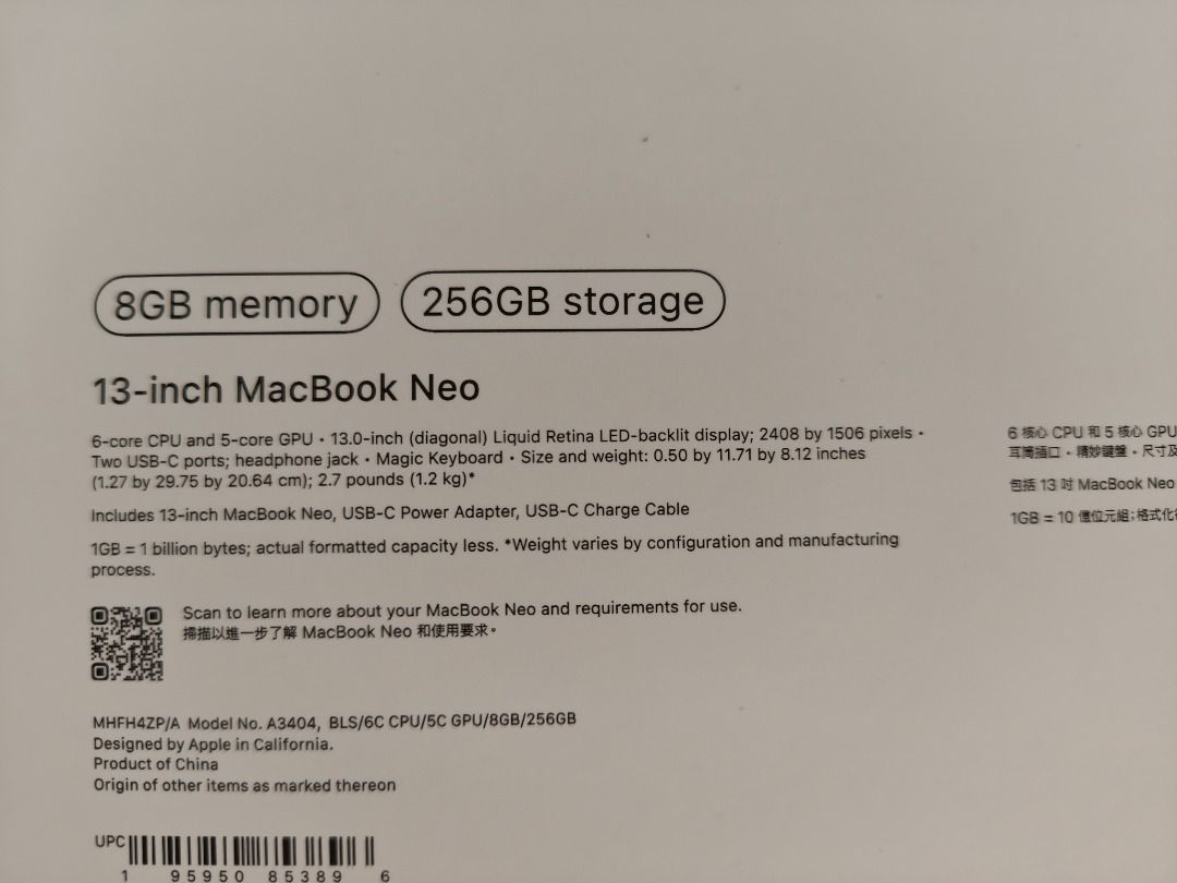 Apple MacBook Neo 256GB - Blush490804915157094401